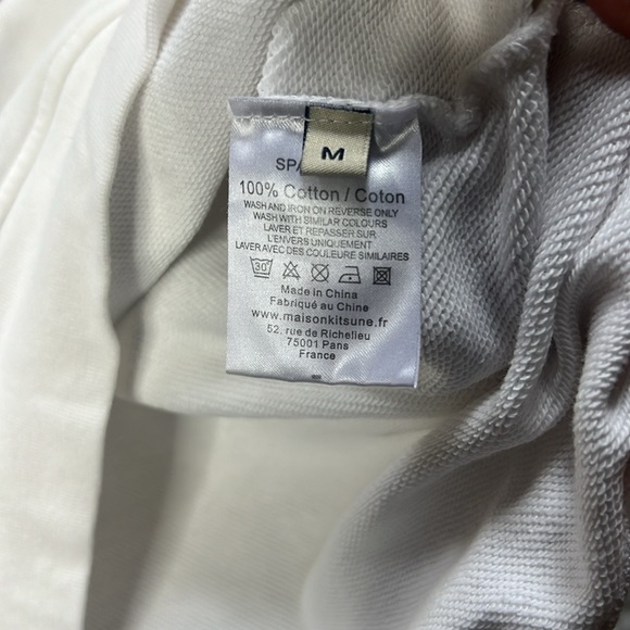 Ader Error x Maison Kitsune collaboration sweatshirt Medium - Picture 3 of 5